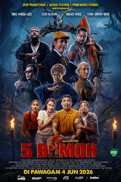 5 thầy pháp (5 Bomoh) vietsub