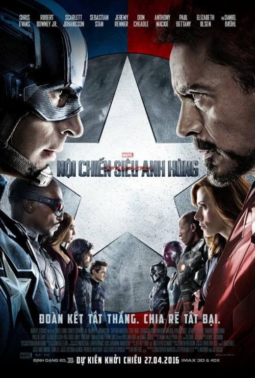 Captain America: Nội Chiến Siêu Anh Hùng (Captain America: Civil War) Captain America: Nội Chiến Siêu Anh Hùng (Captain America: Civil War) vietsub