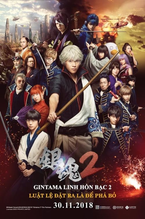Linh Hồn Bạc 2: Luật Lệ Đặt Ra Là Để Phá Bỏ (Live-Action) (Gintama 2: Rules Are Made To Be Broken) vietsub