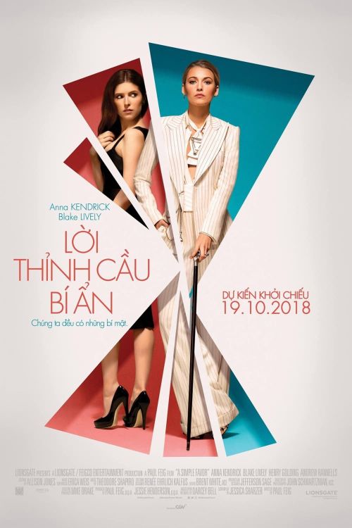 Lời Thỉnh Cầu Bí Ẩn (A Simple Favor) Lời Thỉnh Cầu Bí Ẩn (A Simple Favor) vietsub