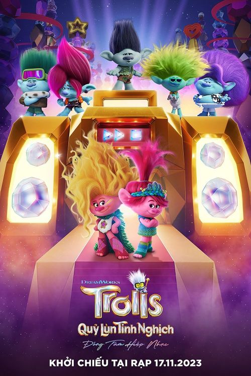 Quỷ Lùn Tinh Nghịch 3: Đồng Tâm Hiệp Nhạc (Trolls Band Together) vietsub